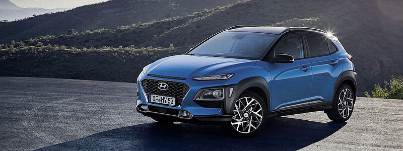 Individuell und sauber: Hyundai Kona Hybrid in drei Ausstattungen