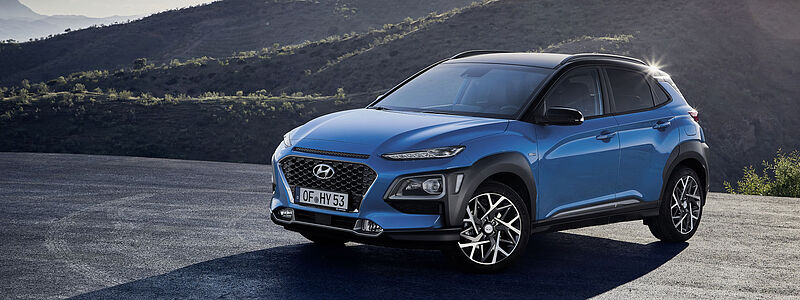Noch mehr Auswahl: Hyundai Kona jetzt auch mit Hybridantrieb