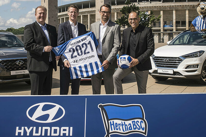 Hyundai Motor ist neuer globaler Automobilpartner von Hertha BSC