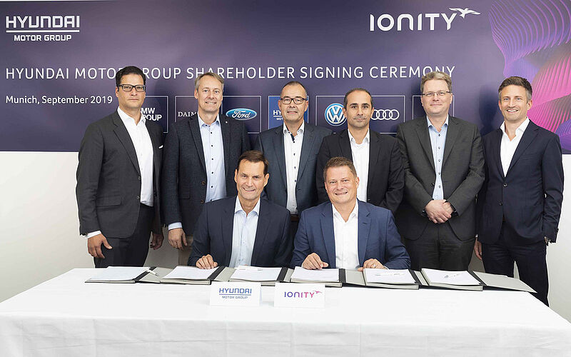 Hyundai investiert in Ionity zum Ausbau von Schnellladestationen
