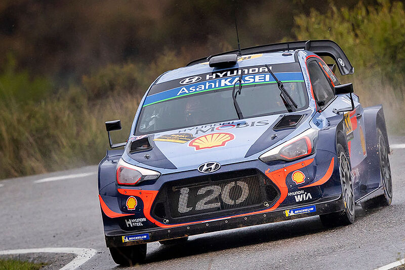 Hyundai bei Rallye Spanien auf den Plätzen vier und fünf
